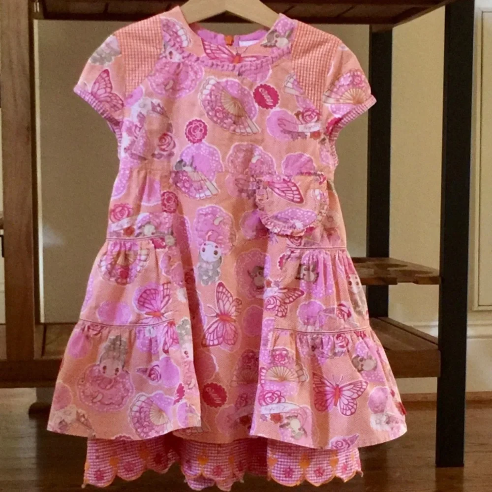 Oilily cotton dress size 98 US 3